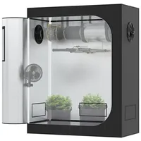 THE HOOKAH Gewächshaus Deluxe Growbox Growzelt Grow Box D600 Growschrank Zuchtschrank Zelt