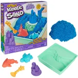 Spin Master Kinetic Sand Sandbox Set Blau