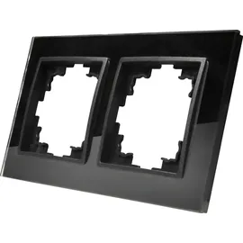 McPower Flair Glasrahmen 2-fach schwarz 9x16 cm