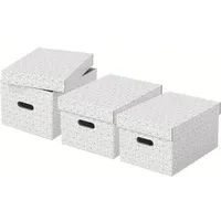 Esselte Home 26,5 x 20,5 x 36,5 cm 3-tlg. weiß