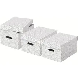 Esselte Home 26,5 x 20,5 x 36,5 cm 3-tlg. weiß