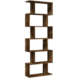 vidaXL Bücherregal 6 Etagen 70 x 24 x 193 cm Braun