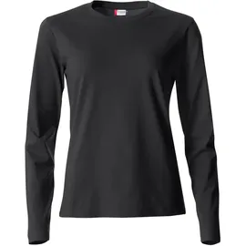 New Wave Basic Langarmshirt Schwarz S