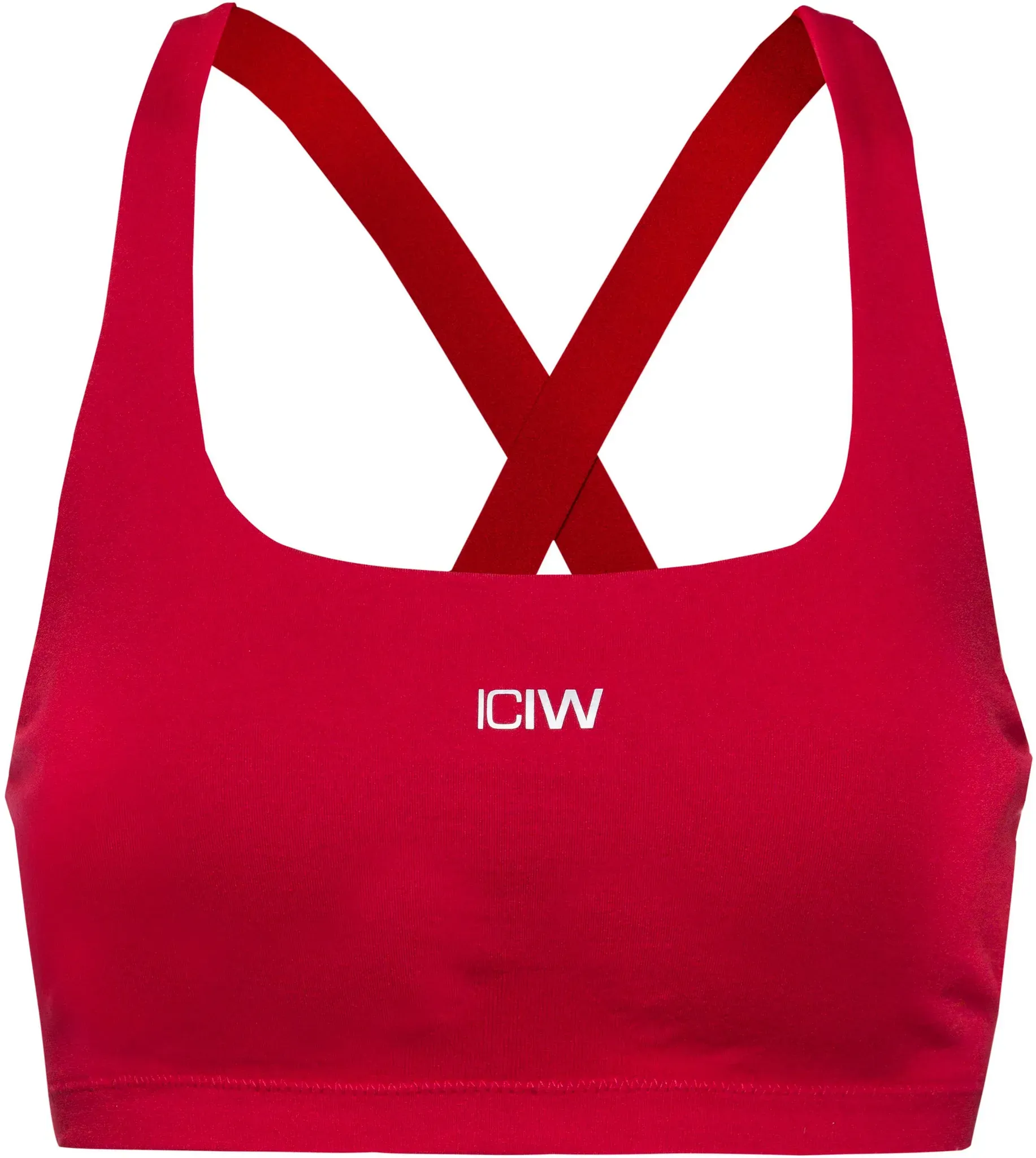 ICANIWILL Smooth Seamless BH Damen in red cherry, Größe S - rot