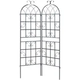 casa.pro Rankgitter Barrea 50 x 180 cm Schwarz
