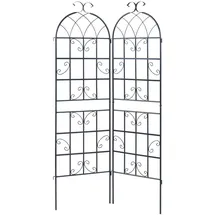 casa.pro Rankgitter Barrea 50 x 180 cm Schwarz