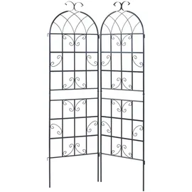 casa.pro Rankgitter Barrea 50 x 180 cm Schwarz