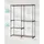 Songmics Garderobenständer offen 138 x 43 x 182 cm Braun