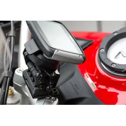 SW-Motech GPS/Smartphone, Lenkerhalterung - Schwarz
