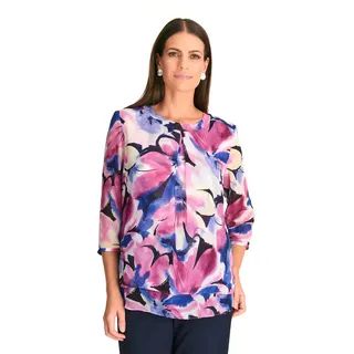 HERMANN LANGE Collection Shirtbluse HERMANN LANGE Collection Bluse Veronika blau|rosa 46