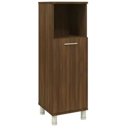 vidaXL Badschrank Braun Eichen-Optik 30x30x95 cm Holzwerkstoff