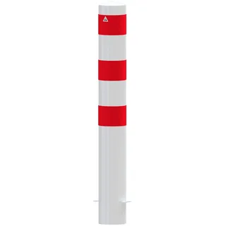 Schake Absperrpoller Ø 152 mm 1200 mm Weiß-Rot