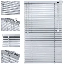 Sekey Aluminium-Jalousie 100 x 160 cm Silber