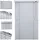 Sekey Aluminium-Jalousie 100 x 160 cm Silber