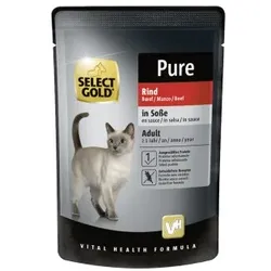 SELECT GOLD Adult Pure in Soße Rind 24x85 g