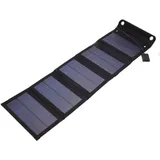 Linghhang - 15 W/5 v Solarpanel-Falttasche, flexibles, faltbares Solarladepanel für Mobiltelefone, geeignet für Camping im Freien, Wandern,