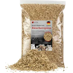Moritz 1kg Räucherspäne Buche fein 0,75 -2 mm Räuchern I Kalträuchern von Fisch Fleisch Wurst Käse Gemüse auch für BBQ I Grill - Räuchermehl