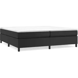 vidaXL Bettgestell Schwarz 200x200 cm Kunstleder