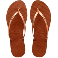 Havaianas Damen Metallic Rust Flip-Flop, rust, 35/36