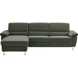 CALIZZA INTERIORS »Onyx L-Form«, Recamiere links oder rechts, wahlweise mit Bettfunktion, Breite 270 cm