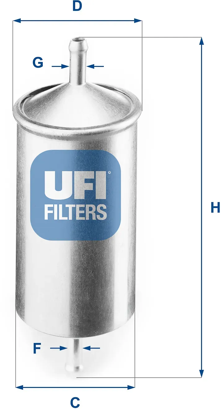 UFI Kraftstofffilter 3150100 Filtereinsatz 168mm für INNOCENTI Fiat MOTO GUZZI DUCATI