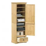 vidaXL Kleiderschrank Corona 55x38x170 cm Massivholz Kiefer