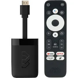 Homatics Dongle R Android TV Mediaplayer Stick Schwarz 4K WiFi5, Dolby Audio, Sprachfernbedienung)