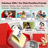 Mini-taschendrucker, Tragbarer Thermodrucker, Sofortbilddrucker, Etikettendrucker, Bluetooth-funkverbindung