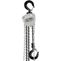 Wiltec - Kettenzug bis 500 kg, robuster Handkettenzug 3 m Hubhöhe, Tragmittel mit 3 m Lastkette, Hebezeug manuell, hochbelastbares Hebemittel