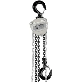 Wiltec - Kettenzug bis 500 kg, robuster Handkettenzug 3 m Hubhöhe, Tragmittel mit 3 m Lastkette, Hebezeug manuell, hochbelastbares Hebemittel