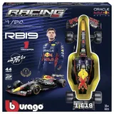 BBURAGO F1 KIT RedBull RB19 mit Helm, #1 Verstappen rot/schwarz 1:24