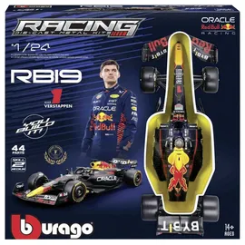 BBURAGO F1 KIT RedBull RB19 mit Helm, #1 Verstappen rot/schwarz 1:24