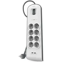 Belkin Mehrfachsteckdose 2 m Schwarz 1 St.