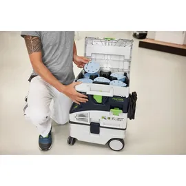 Festool Schleifmittel-Systainer3 SYS-STF D125 GR-Set Granat