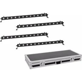 Eurolite LED BAR-12 QCL RGBW Leiste Schwarz
