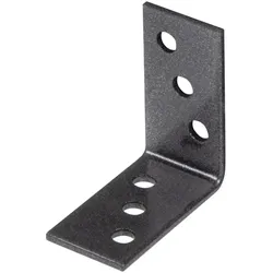 Alberts Duravis Winkelverbinder – Schwarzdiamant Duplexbeschichtung, 40 × 40 × 20 mm