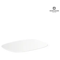 Wever & Ducré Zubehör für Tischleuchte REVER DINING - Magnetische flache Sockelplatte, Weiß WEV-90019163