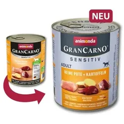 animonda GranCarno Adult Sensitiv Pute & Kartoffel 12x800 g