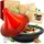 krustenzauber Tajine Topf 27 cm rot