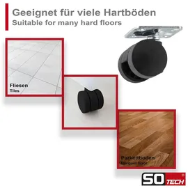 SOTech Möbelrolle AACHEN 40 kg