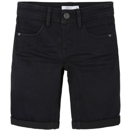 name it - Jeans-Shorts NKMSILAS SLIM 2272-TX in black denim, Gr.140,