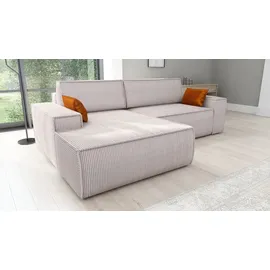 mebloland Ecksofa TOR mit Schlaffunktion. Farbe: Dove. - Grau