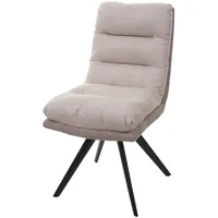 MCW Esszimmerstuhl MCW-G66, Küchenstuhl Stuhl, drehbar Auto-Position Stoff/Textil MVG