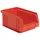 La-Ka-Pe Sichtlagerkasten Kunststoff L164xB105xH75mm rot