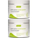 Nupure colon pure transit pulver flohsamenschalen 2x 2x180 g Pulver