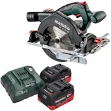 Metabo KS 18 LTX 57 Akku-Handkreissäge 18 V 165 mm + 2x LiHD Akku 5,5 Ah + Ladegerät