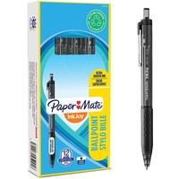 Paper mate InkJoy Druckkugelschreiber mittlere Spitze Schwarz | 12 Stück