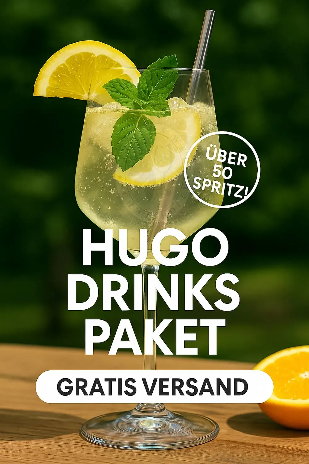 Spritz ́ Paket - Hugo (Hollunder) Spritz selbst machen (über 50 Drinks!)