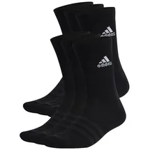 adidas Cushioned Sportswear Crew Socken 6er Pack Black / White 49-51