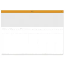 Rhodia Schreibunterlage A2 mit Wochenkalender, Leinenrücken, 30 Blatt - 194042C